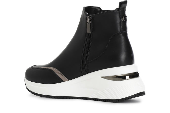 TRONCHETTO CON RIPORTO IN NYLON