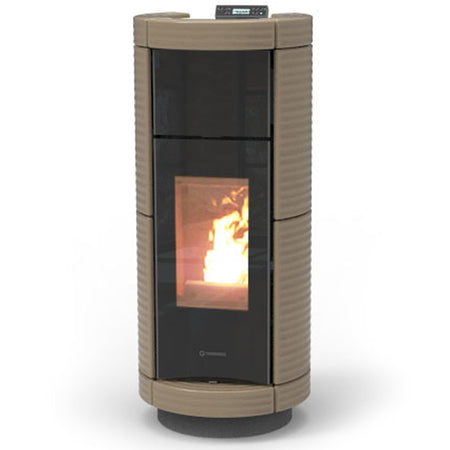 Thermorossi Termostufa a Pellet Dorica Idra 29 Maiolica 31,2 kW