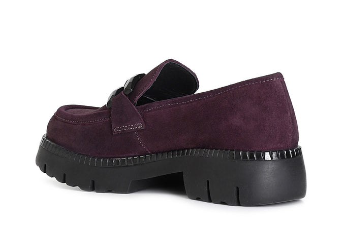 MOCASSINO IN PELLE SCAMOSCIATA CON MORSETTO