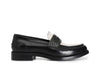 MOCASSINO IN PELLE ABRASIVATA IN TRE COLORI CON ACCESSORIO
