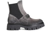 TRONCHETTO CON ELASTICO IN PELLE SCAMOSCIATA CON ACCESSORIO