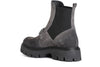 TRONCHETTO CON ELASTICO IN PELLE SCAMOSCIATA CON ACCESSORIO