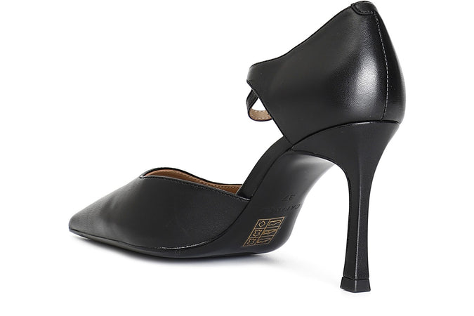 DÉCOLLÉTÉ SPEZZATA IN PELLE CON FIBBIA