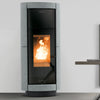 Thermorossi Termostufa a Pellet Dorica Supreme Idra Stone 22,5 kW Con Rivestimento In Pietra Ollare