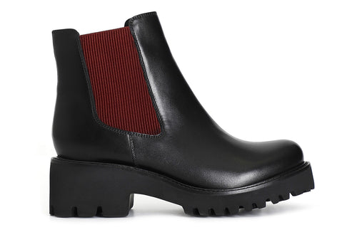 TRONCHETTO IN PELLE CON ELASTICO