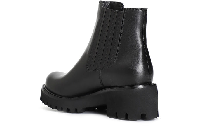 TRONCHETTO IN PELLE CON ELASTICO NASCOSTO