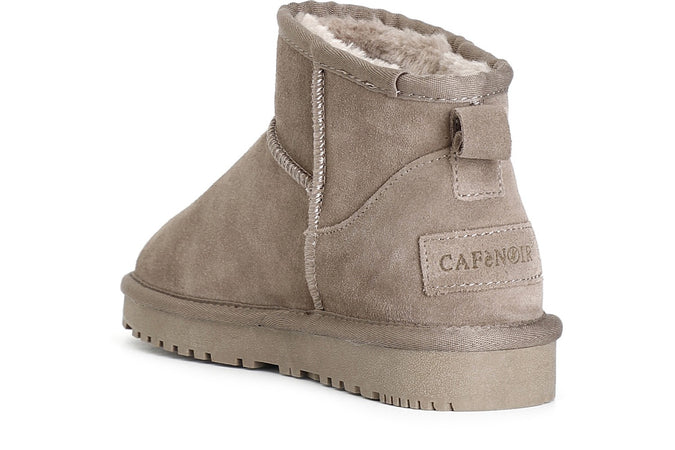 TRONCHETTO ALLA CAVIGLIA CON PELLICCIA SINTETICA