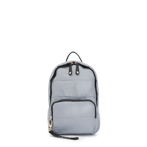 ZAINO IN NYLON IMBOTTITO , LOGO IN TPUCHARM REMOVIBILE