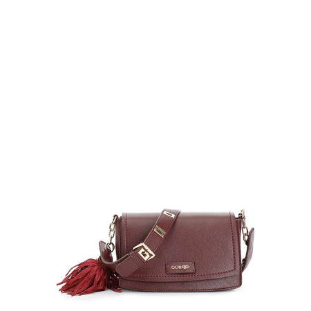 PATTINA IN MATERIALE GRANOSO CON CHARM GRANDE FIORE IN TESSUTO, MANICO CON