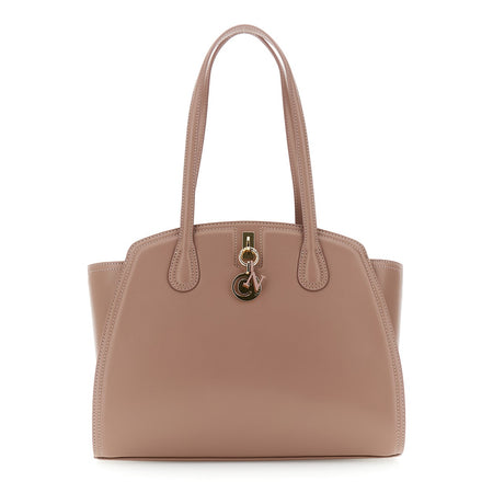 TOTE IN ABRASIVATO CON PERSONALIZZAZIONE CHARM METALLO