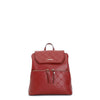 ZAINO CON PATTINA E TASCHE CON STAMPA LOGO EMBOSSED ALL OVER