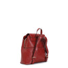 ZAINO CON PATTINA E TASCHE CON STAMPA LOGO EMBOSSED ALL OVER