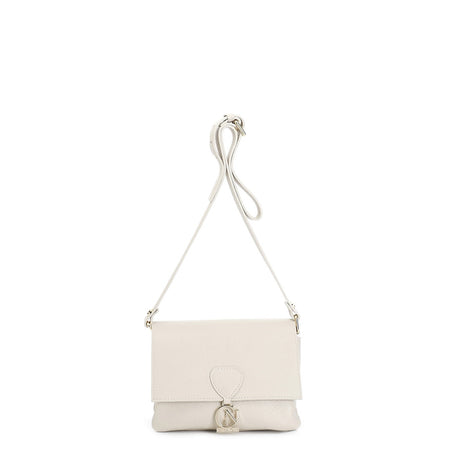 BORSA A SPALLA CON PATTINA IN DOLLARO CON TRACOLLA REGOLABILE, LOGO IN METALLO S