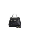 BORSA CON PATTINA CON LAVORAZIONE PATCHWORK E PASSANTI SUI FIANCHI