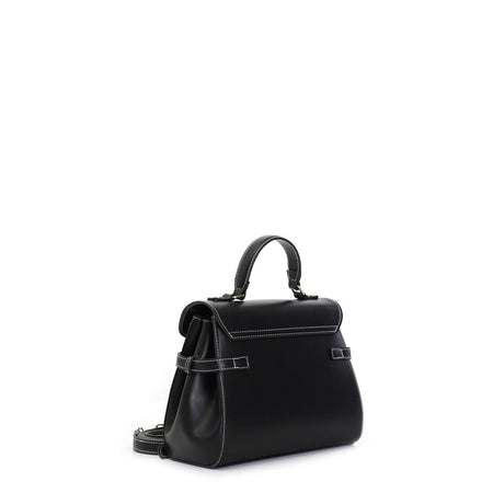 BORSA CON PATTINA CON LAVORAZIONE PATCHWORK E PASSANTI SUI FIANCHI