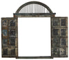 Biscottini Porta portone in legno massello e ferro da interno o da esterno vecchia e antica medievale