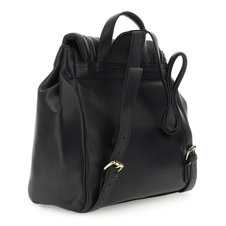 ZAINO TRAPUNTATO CON MOTIVO A ROMBI E PATTINA TRAPUNTATA CON MOTIVO A RIGHE