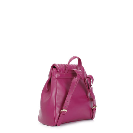 ZAINO TRAPUNTATO CON MOTIVO A ROMBI E PATTINA TRAPUNTATA CON MOTIVO A RIGHE