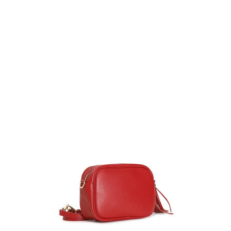 CAMERA BAG IN PELLE DOLLARO CON PENDENTE