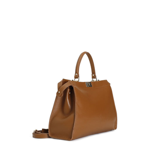 TOTE in pelle dollaro con lettering