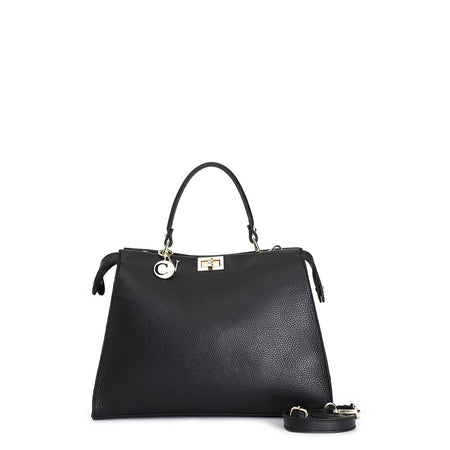 TOTE in pelle dollaro con lettering