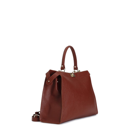 TOTE in pelle dollaro con lettering
