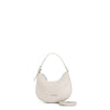 MINIBAG EFFETTO PUFFY CON ATTACCO TRACOLLA E FIBBIA CON STRASS,TRACOLLA REMOVIBI