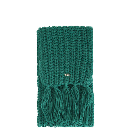 SCIARPA CON FRANGE LAVARATA A TRECCIA