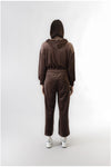 FELPA FULL ZIP IN CINIGLIA