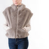 GILET IN SIMILPELLICCIA