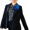 BLAZER IN VELLUTO CANGIANTE