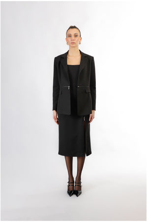 GIACCA CON ZIP IN VITA