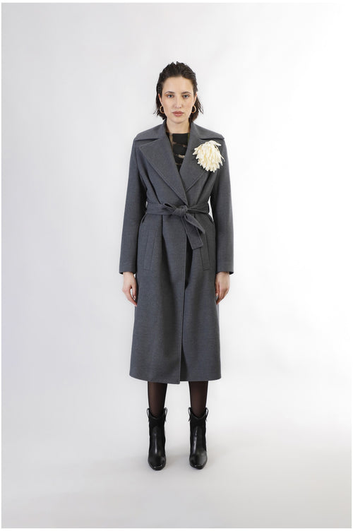 CAPPOTTO LUNGO TIPO VESTAGLIA