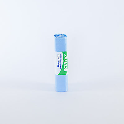 Sacchetti per pattumiera cm 70x110 azzurri