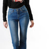DENIM CROPPED FLARE