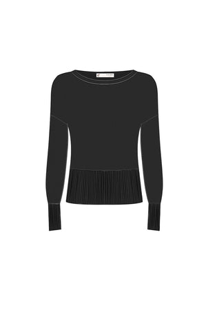 MAGLIA BASIC SCOLLO A BARCA