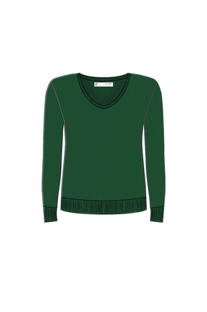 MAGLIA BASIC SCOLLO A V