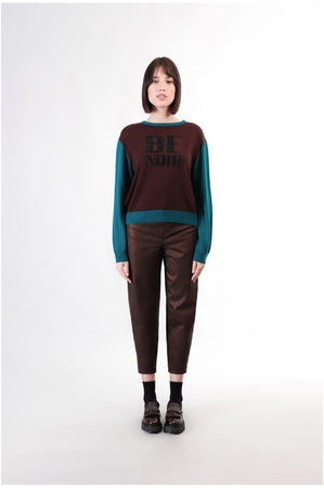 MAGLIA GIROCOLLO BE NOIR