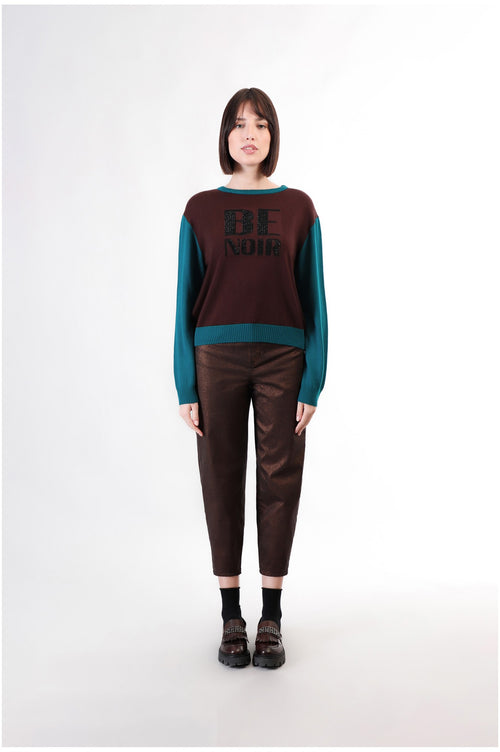 MAGLIA GIROCOLLO BE NOIR