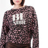 MAGLIA GIROCOLLO STAMPATA CON LOGO BE NOIR