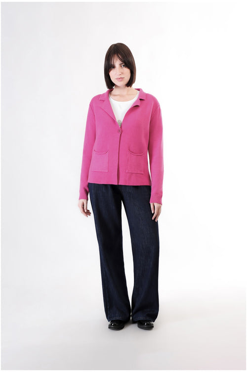 CARDIGAN TIPO GIACCA IN MAGLIA