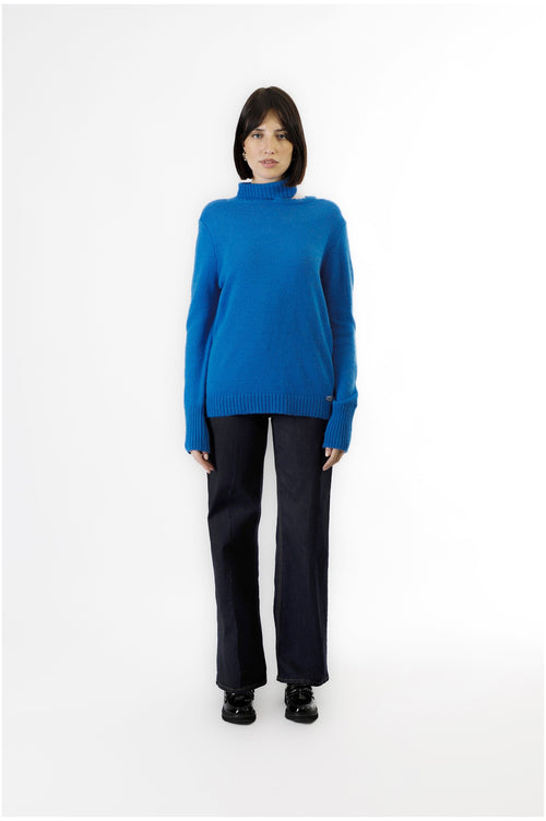 MAGLIONE COLLO ALTO CON OBLò