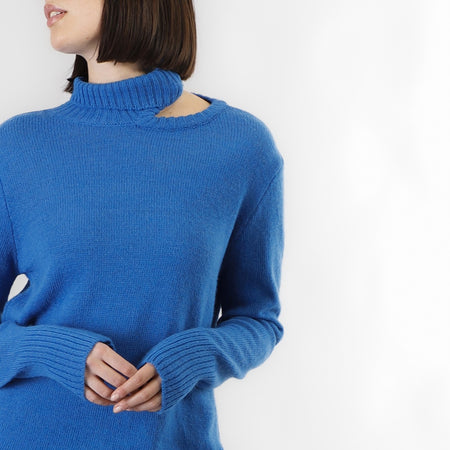 MAGLIONE COLLO ALTO CON OBLò