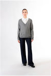 MAGLIONE CON SCOLLATURA A V