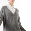 MAGLIONE CON SCOLLATURA A V