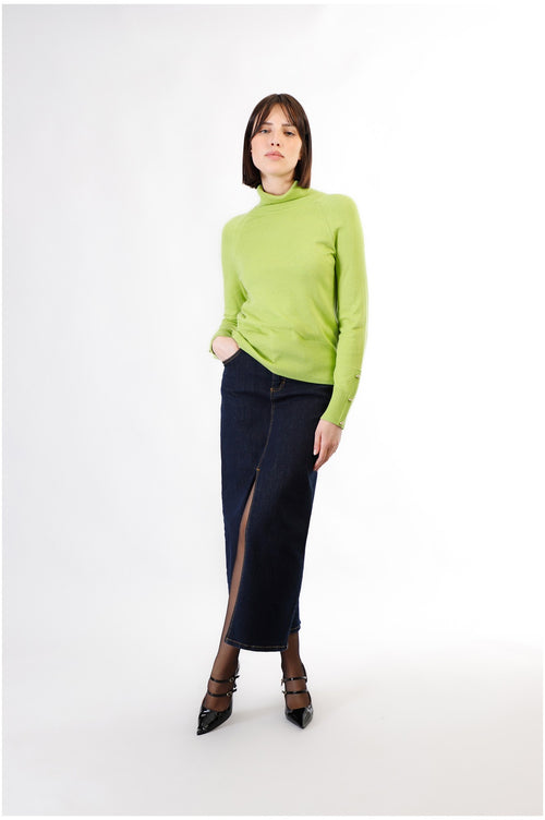 MAGLIA CON COLLETTO ALTO