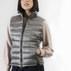 GILET IMBOTTITO TESSUTO LUCIDO