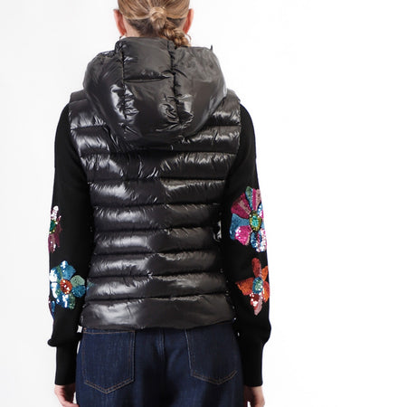 GILET IMBOTTITO TESSUTO LUCIDO