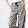 PANTALONE SUPER WIDE TESSUTO ELASTICIZZATO PRINCIPE DI GALLES