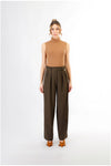 PANTALONE GAMBA DRITTA AMPIA TESSUTO BISTRETCH